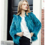 Women's Plus-size Faux Fur Coat