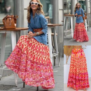 3de497ac-9091-4b90-b74b-30426bf2f794.jpg Printed Ruffled Maxi Skirt
