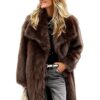 5b477ae3-0b57-4fa7-927d-b141b6c9037a.jpg Fur Large Lapel Long Faux Fur Coat Long Stylish Faux Fox Fur Coat Mid-length Style
