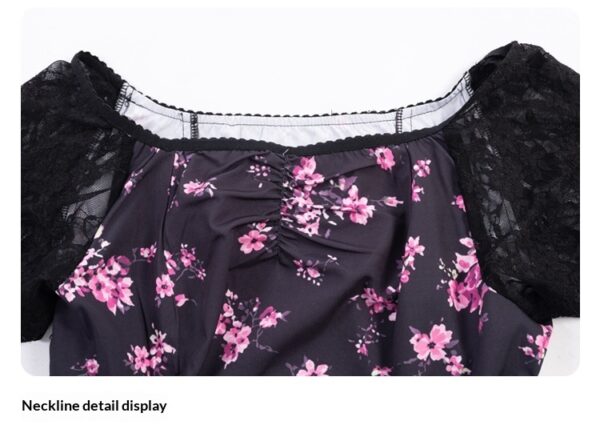 5ff2b315-7c93-4f0b-a6b0-4440e6bbc269.jpeg Halloween Floral Print Fashion Casual Dress