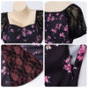 6deab98e-8365-47c3-b646-97a1c16a2bcc.jpg Halloween Floral Print Fashion Casual Dress