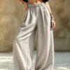 86c3197b-fb3e-4f89-8509-3c521908628a.jpg Fashionable Casual Loose-fitting Versatile Pants With Pockets And An Elastic Waistband