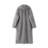 8c21b437-9fd3-4783-aef1-08644f7762ae.jpg Women's Mid-length Coat Suit-collar Overcoat Extra-thick