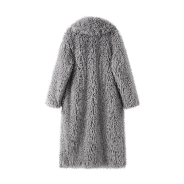 8c21b437-9fd3-4783-aef1-08644f7762ae.jpg Women's Mid-length Coat Suit-collar Overcoat Extra-thick