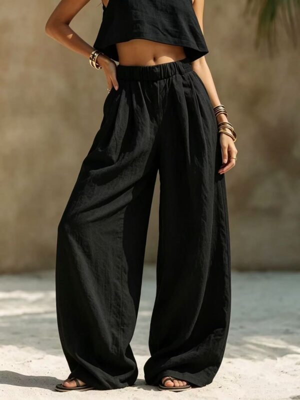 b29e7496-7404-42ce-a82c-e8597888fab6.jpg Fashionable Casual Loose-fitting Versatile Pants With Pockets And An Elastic Waistband