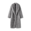 e159fda0-b73a-4939-991d-b58595d02f83.jpg Women's Mid-length Coat Suit-collar Overcoat Extra-thick