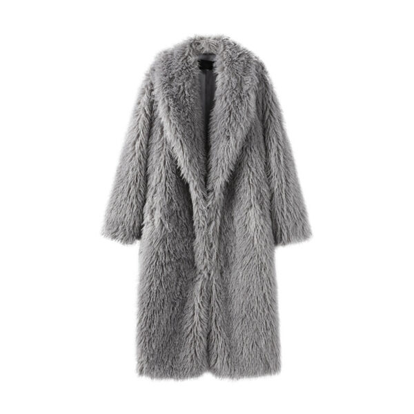 e159fda0-b73a-4939-991d-b58595d02f83.jpg Women's Mid-length Coat Suit-collar Overcoat Extra-thick