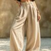 ed96f127-2b8d-4b03-96ec-1b59723e8834.jpg Fashionable Casual Loose-fitting Versatile Pants With Pockets And An Elastic Waistband